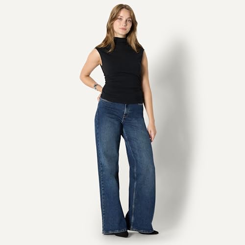 Amazon Essentials Women's Slim-Fit Sleeveless High-Neck Top