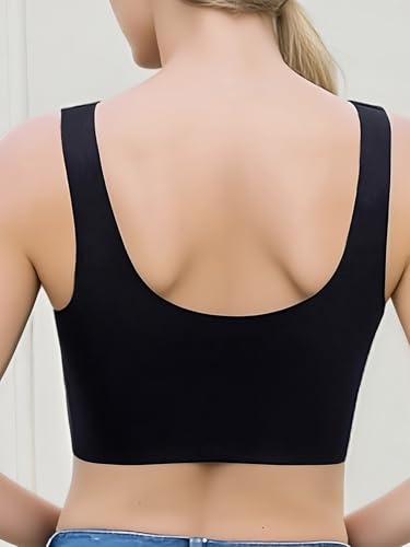 3pcs Set Wireless Bras for Women Floral Lace Full Coverage Bralettes Soft Breathable Support Wirefree Women's Everyday Bras