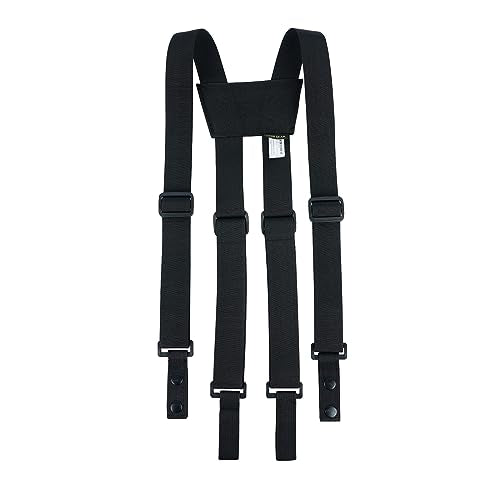 KUNN Tactical Suspenders Police Duty Belt Harness for Men,1.5 Inch Adjustable Tool Belt Suspender with 4 Loop Attachments,...