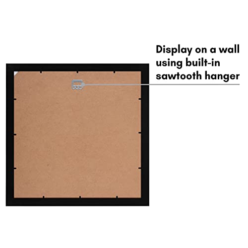 Americanflat 14x14 Wedding Signature Frame with Shatter-Resistant Glass - Use as 5x7 Frame with Mat or Display 14x14 Photo...