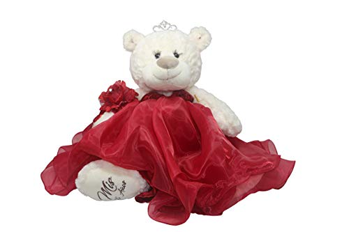 Kinnex Collections by Amanda Large 20” Quinceañera Teddy Bear Centerpiece – Elegant Dress, Oversized Keepsake Gift for 15 ...