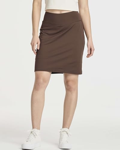 Real Essentials 3 Pack: Women's 20" Golf Skirts Knee Length Skorts Athletic Long Active Casual Pockets (Available in Plus)