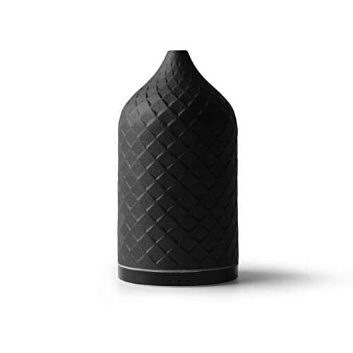 ZEIGGA LAB Essential Oil Diffuser for Home, Ceramic Aromatherapy Diffuser for Essential Oils, 120ml Oil Diffuser with Wate...
