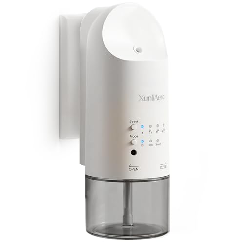 XunliAero Plug in Waterless Essential Oil Diffuser for Home, 160ML Wall Scent Diffuser, Up to 500 Sq Ft, 4 Fragrance Level...
