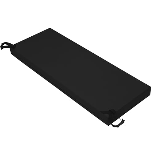 Easy-Going 42x18x3 inch Waterproof Outdoor Couch Bench Cushion Covers Only Replacement Non-Slip Patio Seat Cushion Slipcov...