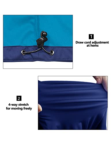 Little Donkey Andy Men's Lightweight Softshell Vest Windproof Sleeveless Jacket for Travel Hiking Running Golf