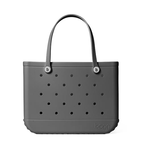 BOGG BAG - Tote for Beach, Pool, Boat, Sports - All Purpose EVA - White Buttons
