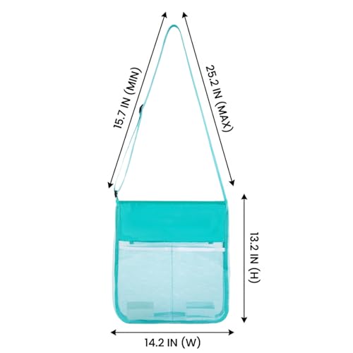 Mesh Beach Bag for Shells Collecting,Cross Body Shell Bags for Beach,Sea Shell Bags,Seashell Collecting Bag for Swimming