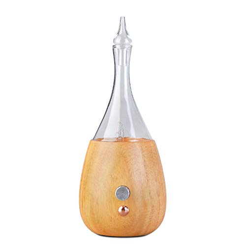 Lychee Essential Oil Diffuser Humidifiers, 7 Colors Light Setting, Quiet Diffuser, Small Aromatherapy Diffuser with Wood G...