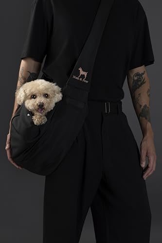 Noah & Paw Dog Sling Carrier for Small Dogs 5-18lb, Dog Sling for Small Dogs and Cats, Dog Carrier with Adjustable Padded ...