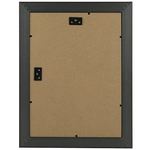 Golden State Art, 9X12 Photo Frame with White Mat for 6X8 Pictures & Real Glass, 1.25-Inch Wide, Antique Gold