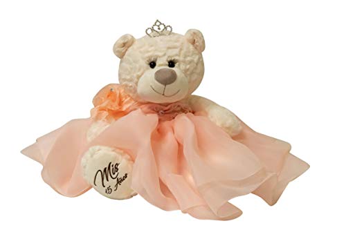 Kinnex Collections by Amanda Large 20” Quinceañera Teddy Bear Centerpiece – Elegant Dress, Oversized Keepsake Gift for 15 ...