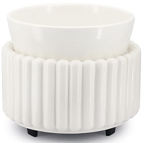 VICTORIA AROMA Ceramic Wax Melt Warmer 3-in-1 Candle Wax Warmer for Scented Wax Melter Electric Fragrance Wax Burner for H...