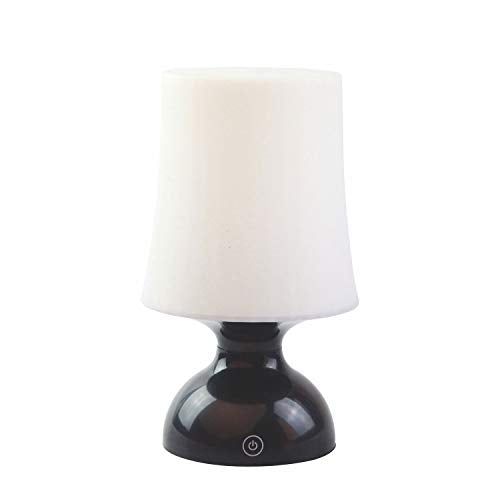 RiverLux LED Mood Light,Black and White Lamp,Nordic Style Table lamp,Minimalist Desk Lamp,Nursery Night Light,Battery Oper...