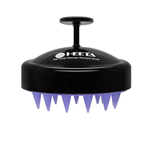 HEETA Scalp Massager Hair Growth, Soft Silicone Scalp Scrubber Shampoo Brush for Exfoliation, Dandruff Removal Head Massag...