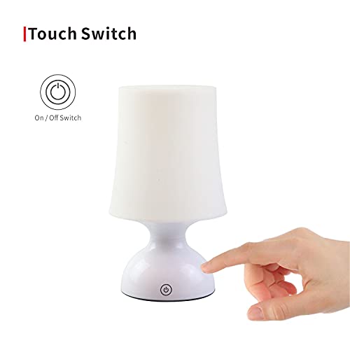 RiverLux LED Mood Light, Scandinavian Lamp, Battery Powered Night Light, Cordless Night Light, 100% Electrical Safety at H...