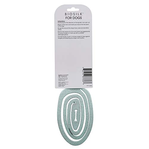 BioSilk for Pets Eco Friendly Detangling Pin Brush for Dogs, Gentle Dog Grooming Brush Designed to Help Remove Knots and T...