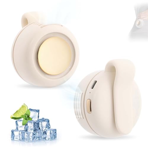 Small Clip Fan, Personal Waist Fans,Portable Silent Mini Bladeless Fan Clip On for Shirt ,Hands-Free Personal Clip Fans 3 ...
