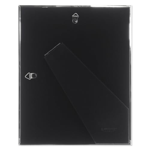 Lawrence Frames 510780 8x10 Metal Picture Frame Silver-Plate with Delicate Beading