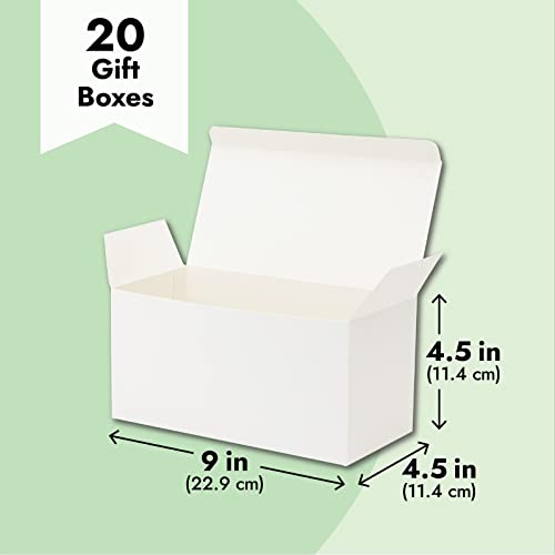 Juvale Gift Boxes With Lids & Cookie Boxes - White Box for Presents & Decorative Gift Presentation for Wedding, Birthday &...
