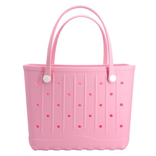 CXY Rubber Beach Bag EVA Waterproof Tote Bags Washable Sand-proof Travel Handbags for Pool Boat Groceries Work Sports