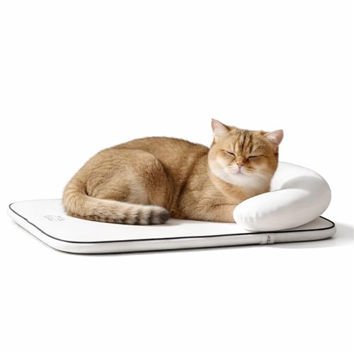 Nona Pelona Self Cooling Pet Mat – Cooling Pad for Cats and Small Dogs – No Gel, No Water, Removable Washable Cover, Anti-...