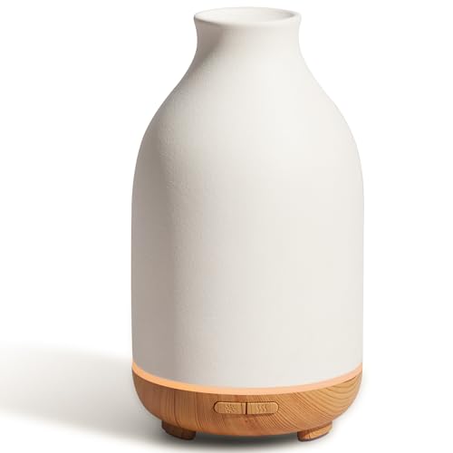 InnoGear Essential Oil Diffuser, 150ml Ceramic Stone Diffuser Handcrafted Aromatherapy Diffusers Ultrasonic Cool Mist Humi...