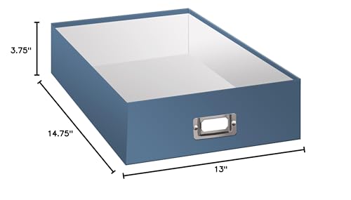 Pioneer Jumbo Scrapbook Storage Box, Sky Blue