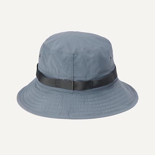 Amazon Essentials Men's Washed Nylon Outdoor Wide Brim Sun Bucket Hat