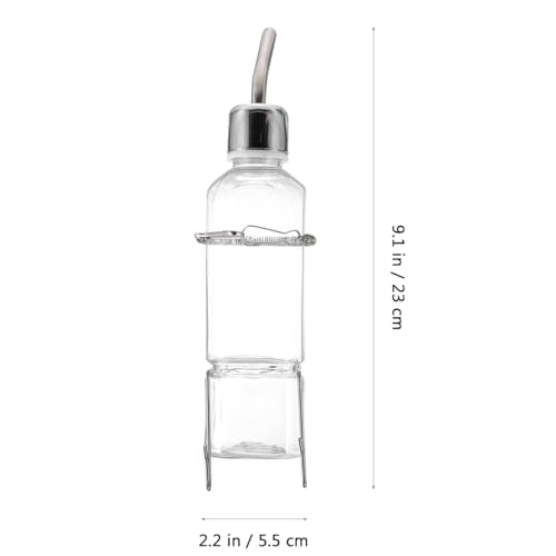 2Pcs 350ml Guinea Pig Water Bottle No Drip Bunny Dispenser for Cage Hamster Drinking Feeder Rodent Chinchilla Pet Supply