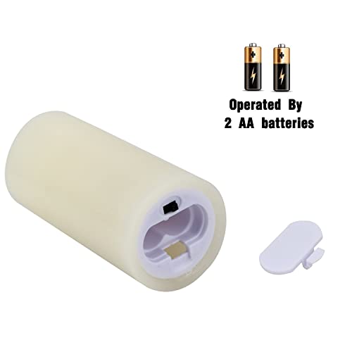 antizer Flameless Candles Led Candles Pack of 9 (H 4" 5" 6" 7" 8" 9" x D 2.2") Real Wax Battery Candles with Remote Timer ...