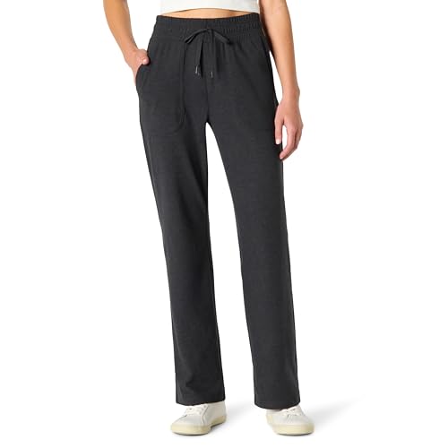 Amazon Essentials Women's Relaxed fit Athletic Soft Performance Lightweight Stretch Casual Workout Sweatpants