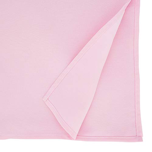 SARO LIFESTYLE Collection Casual Design Everyday Tablecloth, 60", Pink