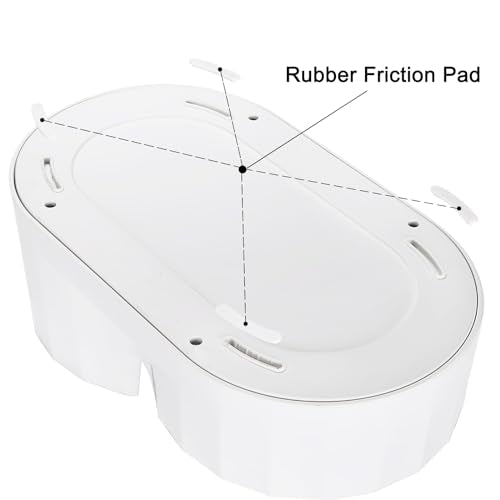 RIZZARI Dog Water Bowl Dispenser: 5L Large Stainless Steel Gravity Feeder - Helps Prevent Urinary Stones -Leak-Proof -Spil...