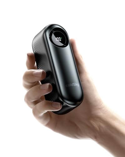 coldSky Portable Handheld Turbo Fan,1-100 Adjustable Speed Personal Fan,4000mAh Rechargeable Mini Fans,16,000 RPM Small Fa...