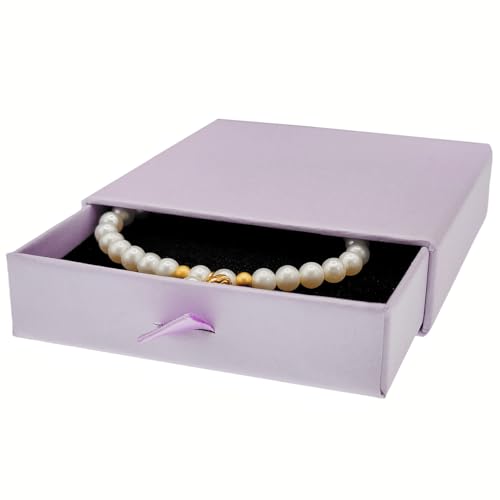 Ivosmart 2 Pack Jewelry Gift Boxes 3.5 x 3.5 x 1 Inch Cardboard Jewelry Boxes, Small Gift Boxes for Jewelry Earrings Neckl...