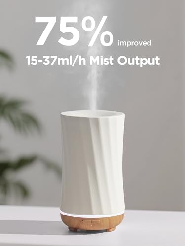 InnoGear 150ml Ceramic Oil Diffuser, Handcrafted Stone Essential Oil Diffuser Aromatherapy Diffusers Ultrasonic Cool Mist ...
