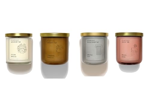 Bubble Jar Soy Wax Discovery Set, 4-Piece Scented Candle Gift Set, Long-Lasting Burn, Luxury Home Fragrance, Gift, Birthday