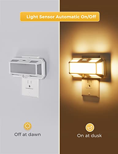 L LOHAS LED Bright Night Light, Night Lights Plug into Wall, 0-250LM LED Night Light, Dusk to Dawn Sensor, 2W Dimmable Nig...
