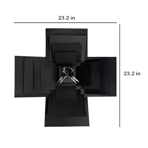 5-Layer creative explosion gift box, gift wrap box. Creating a 5-Layer of various gifts by yourself. An ideal, mysterious ...