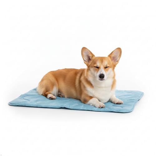 TILZIKA Dog Cooling Mat for Dogs & Cats - 0.87" Thick Self-Cooling Pet Mat (Medium 36×23") - Machine Washable, No Electric...