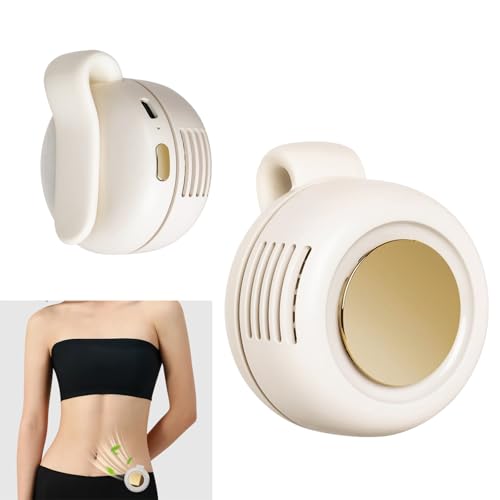 Portable Silent Mini Bladeless Electric Fan,Small fan Clip on for Shirt & Waist,2026 New Mini Bladeless Fan Clip On,Adjust...