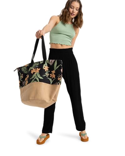 Roxy Women's Beach Tote Bag | Travel | Vacation | Straw | Lightweight | Breathable