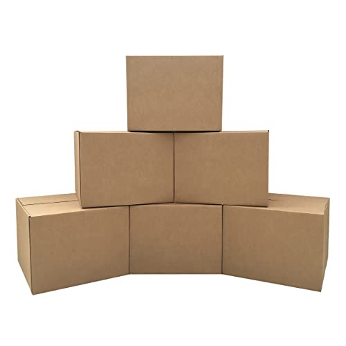 UBMOVE Large Moving Boxes 20'' x 20'' x 15'' (Pack of 6), Corrugated Cardboard Boxes for Packing, Shipping & Moving