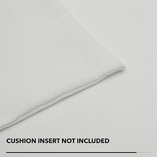 Deconovo Decorative Throw Pillow Covers - Set of 4 Soft Linen Cushion Covers, 18x18 Inch, Green & Machine Washable Pillowc...