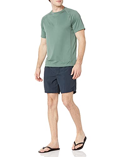Amazon Essentials Men's Slim-Fit Short-Sleeve Quick-Dry UPF 50 Swim Tee