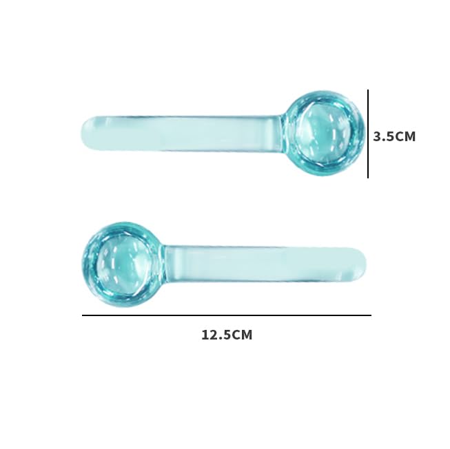 SportEmblema Ice Globes for Face & Eyes,Facials Cold Roller Cooling Globes for Skin Tightening & Anti-Aging Reusable Ice F...