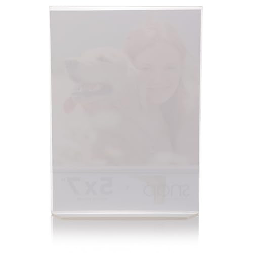 Snap 5x7 Clear Acrylic Self Standing Frame, Set of 12