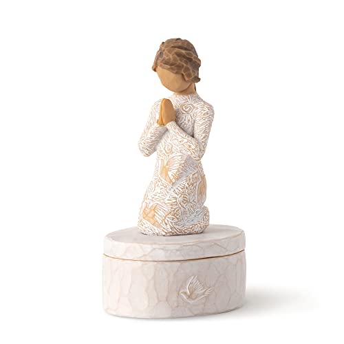 Willow Tree Prayer of Peace Keepsake Box, sculpted, hand-painted Keepsake Box