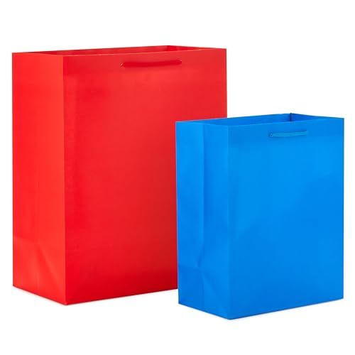 Hallmark Assorted Birthday Gift Bags (8 Bags: 4 Medium 9", 4 Large 13") for Kids, Teachers, Grandchildren, Adults, Sibling...
